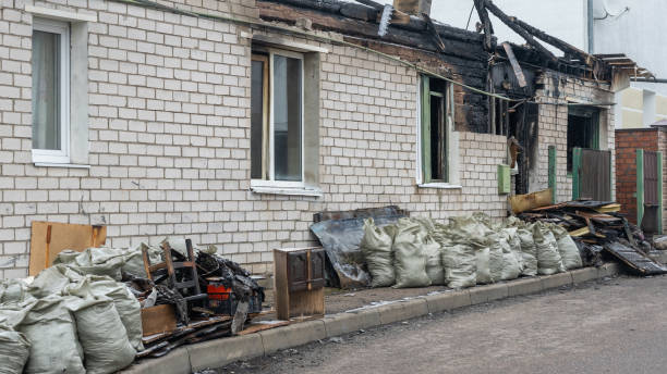 Professional Soot Cleanup technician working in Fort Belvoir, VA